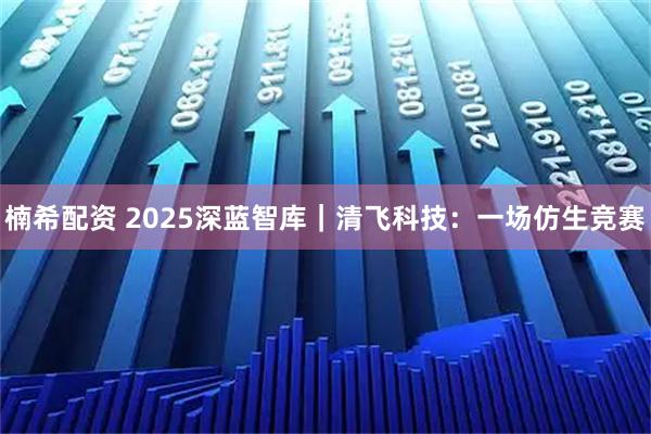 楠希配资 2025深蓝智库｜清飞科技：一场仿生竞赛
