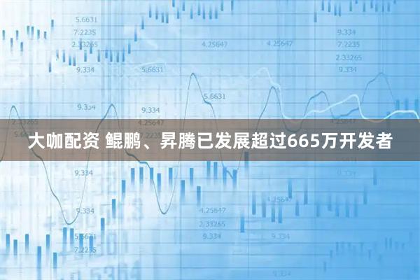 大咖配资 鲲鹏、昇腾已发展超过665万开发者